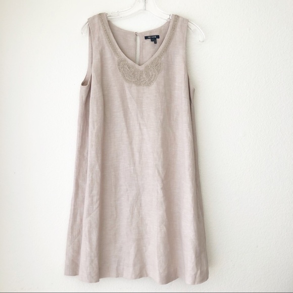 NIC+ZOE Womens Embellished Neck Shift dress - Picture 4 of 12